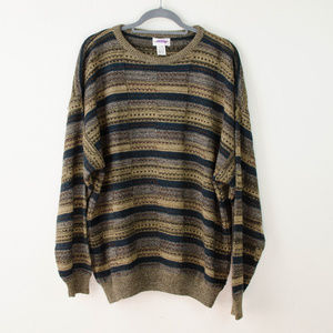Taylor & Henry | Mens Striped Sweater XXL Turkish